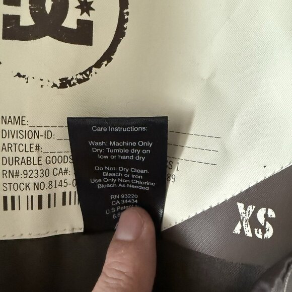 DC Exotek 5K Tan Ski Snowboard Winter Medium Snow Pants Logo Women's XS - Picture 4 of 7